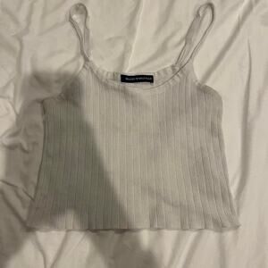 Brandy melville white ribbed tank